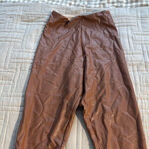 Commando XS vegan leather leggings